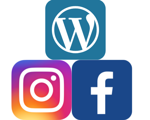 Facebook, Instagram and wordpress analysis